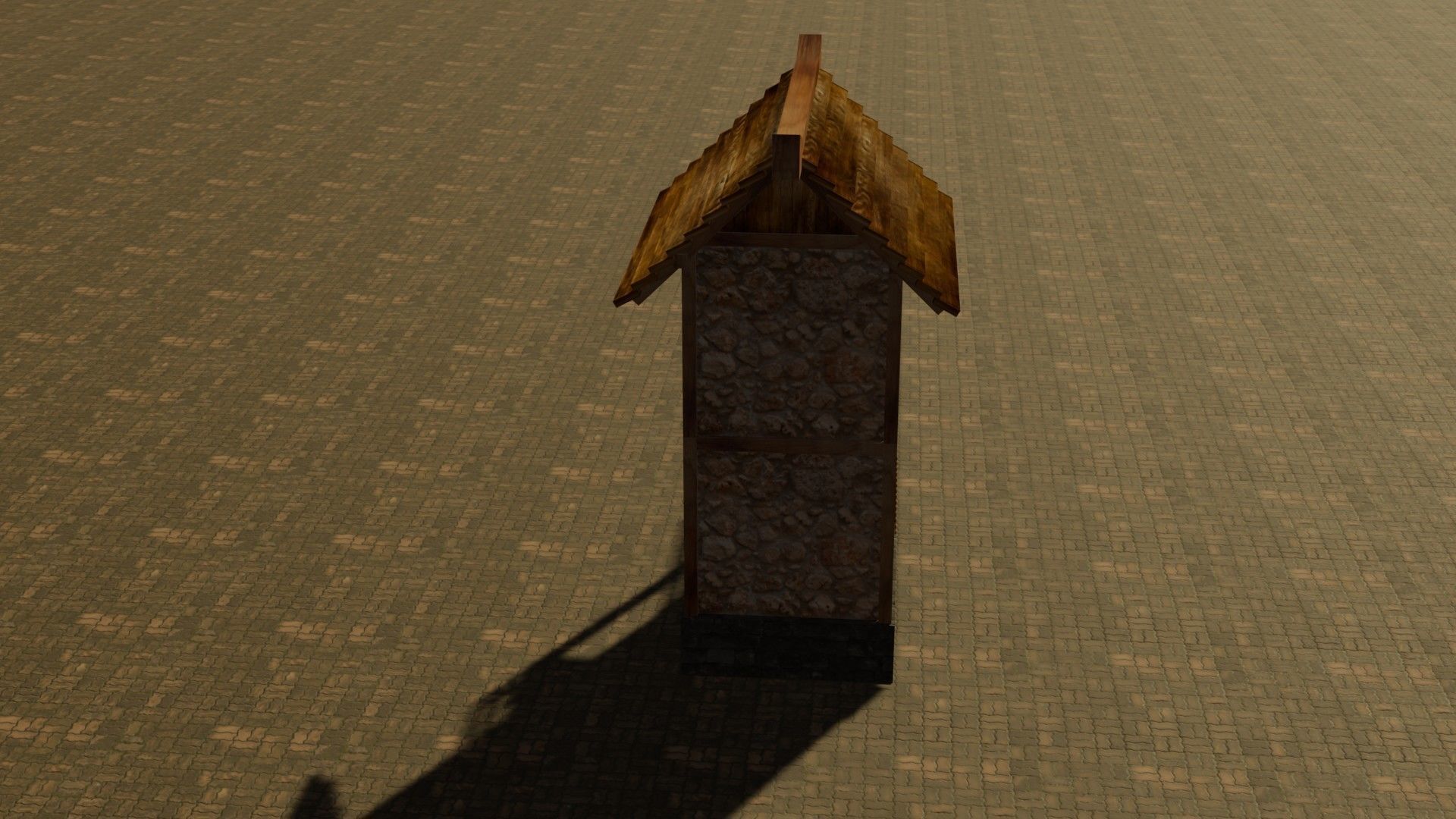 medieval house 1 Free low-poly 3D model_15