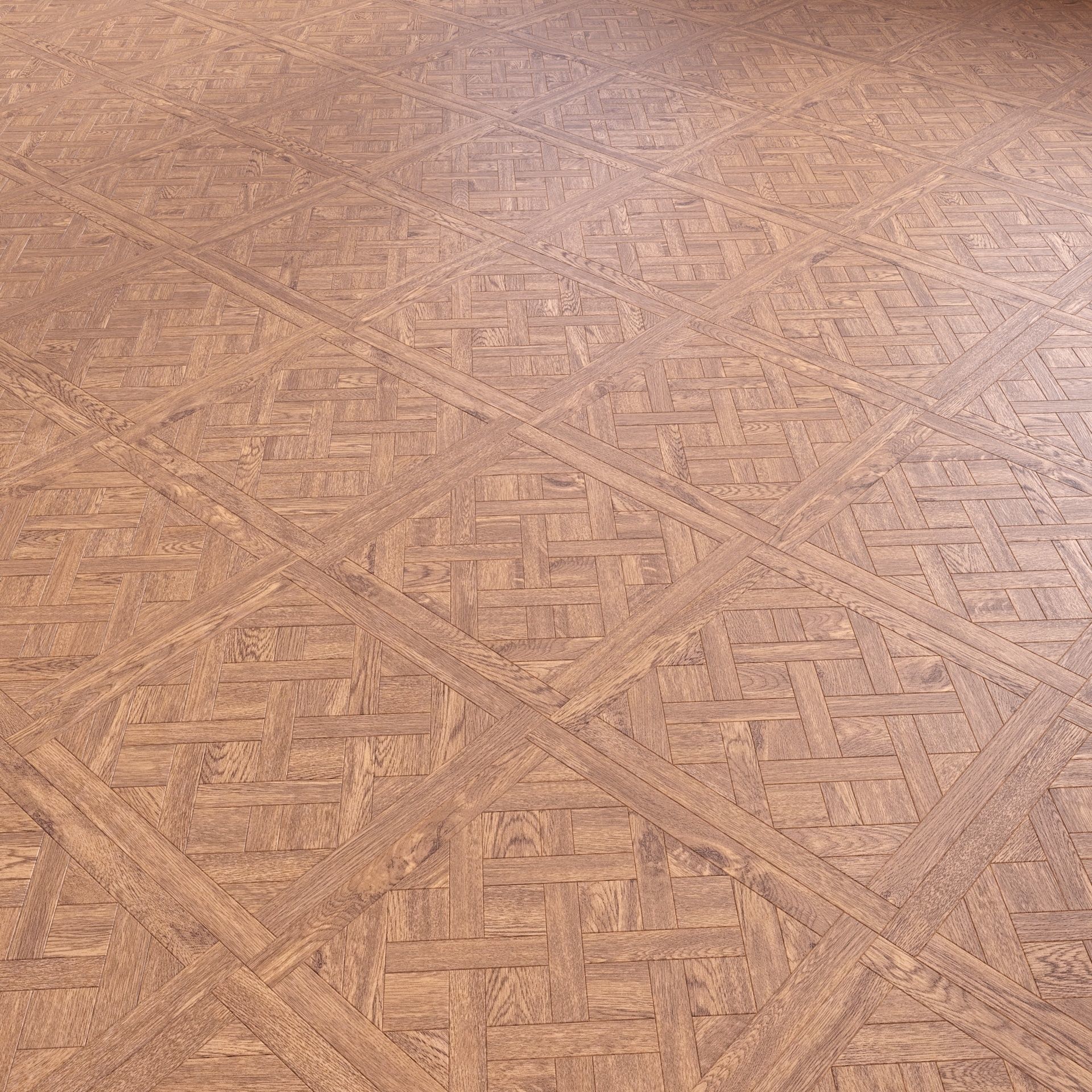 Parquet - Laminate - Wooden floor 4 in 1 3D model_11