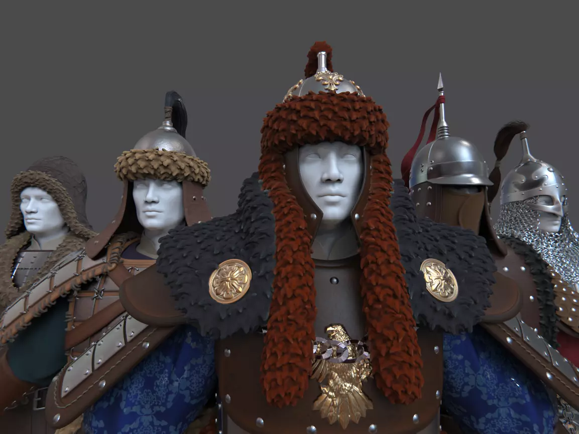 10-Ancient Chinese Armor-Yuan dynasty 3D model_0