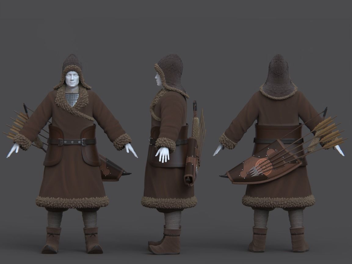 10-Ancient Chinese Armor-Yuan dynasty 3D model_8