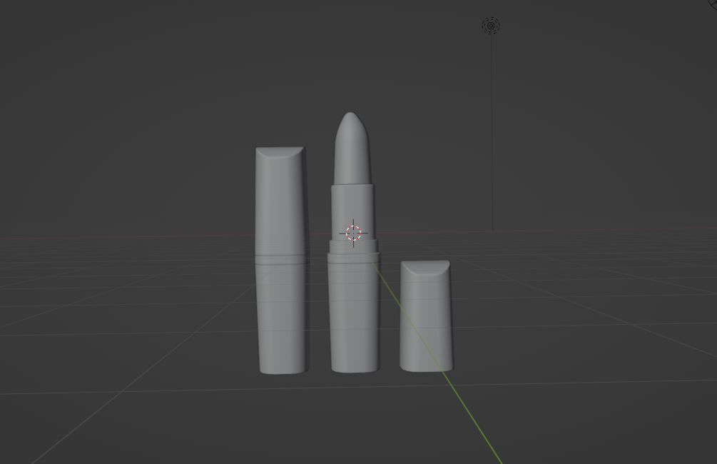Lipstick Low-poly 3D model_9