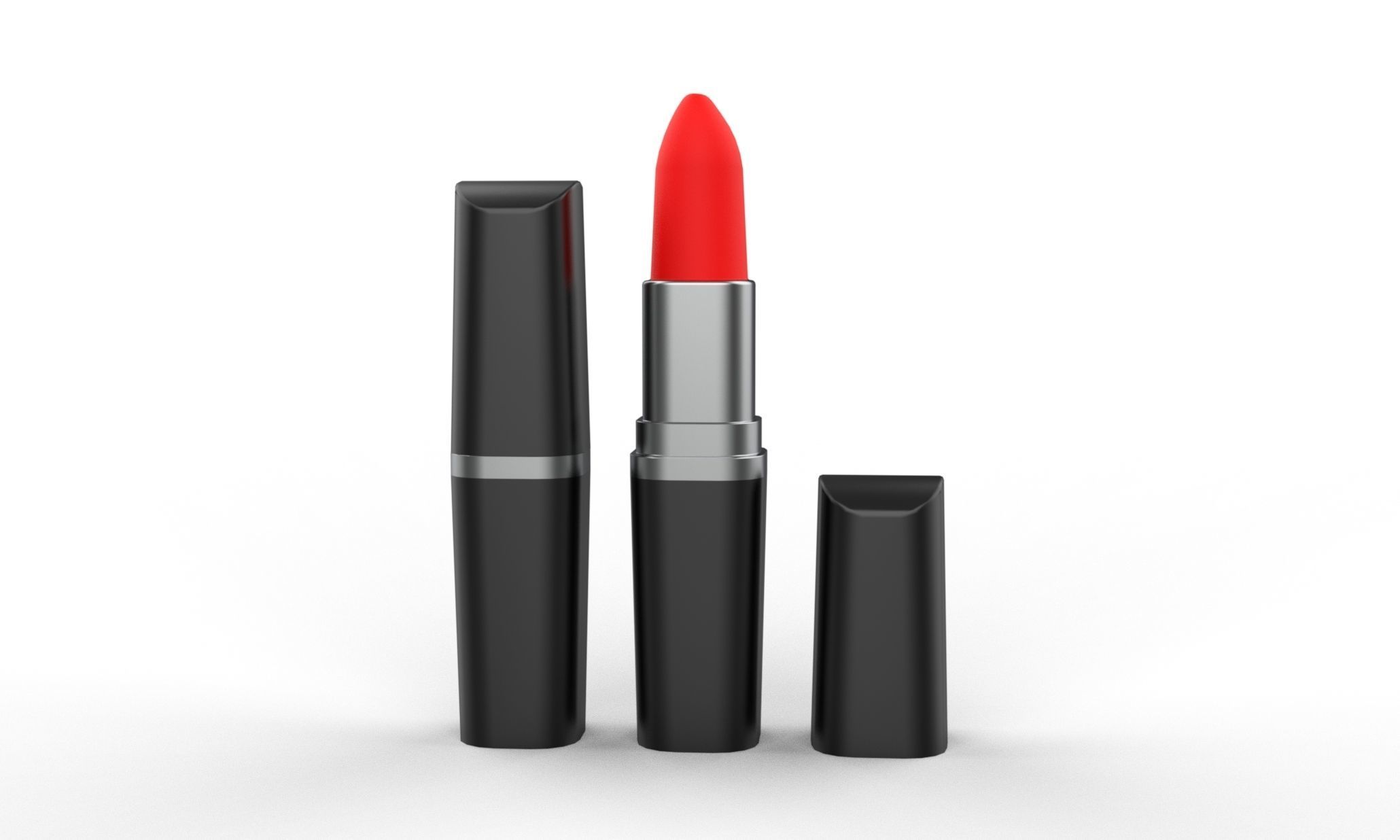 Lipstick Low-poly 3D model_5
