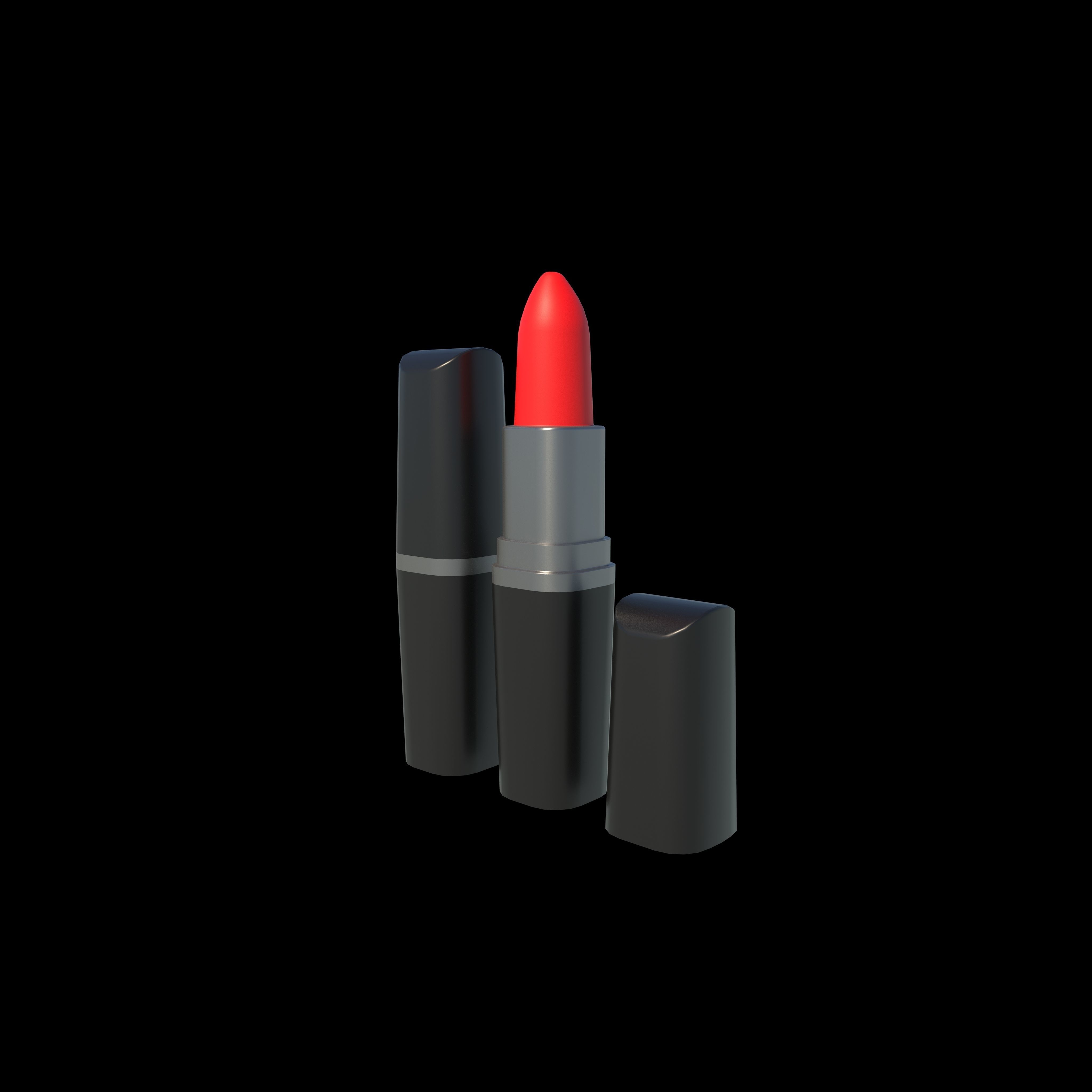 Lipstick Low-poly 3D model_6