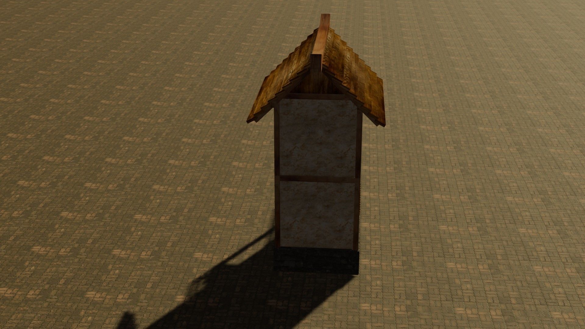 medieval house 3 Free low-poly 3D model_15