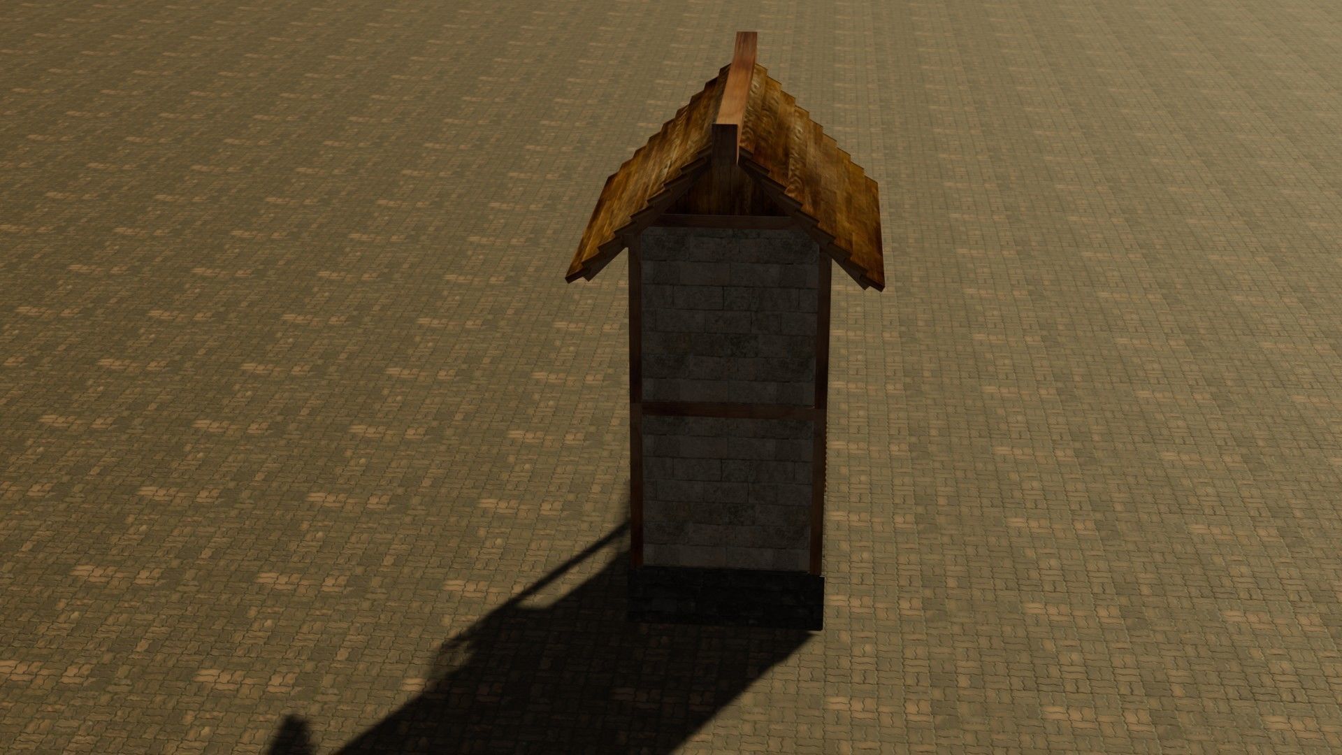 medieval house 2 Free low-poly 3D model_15