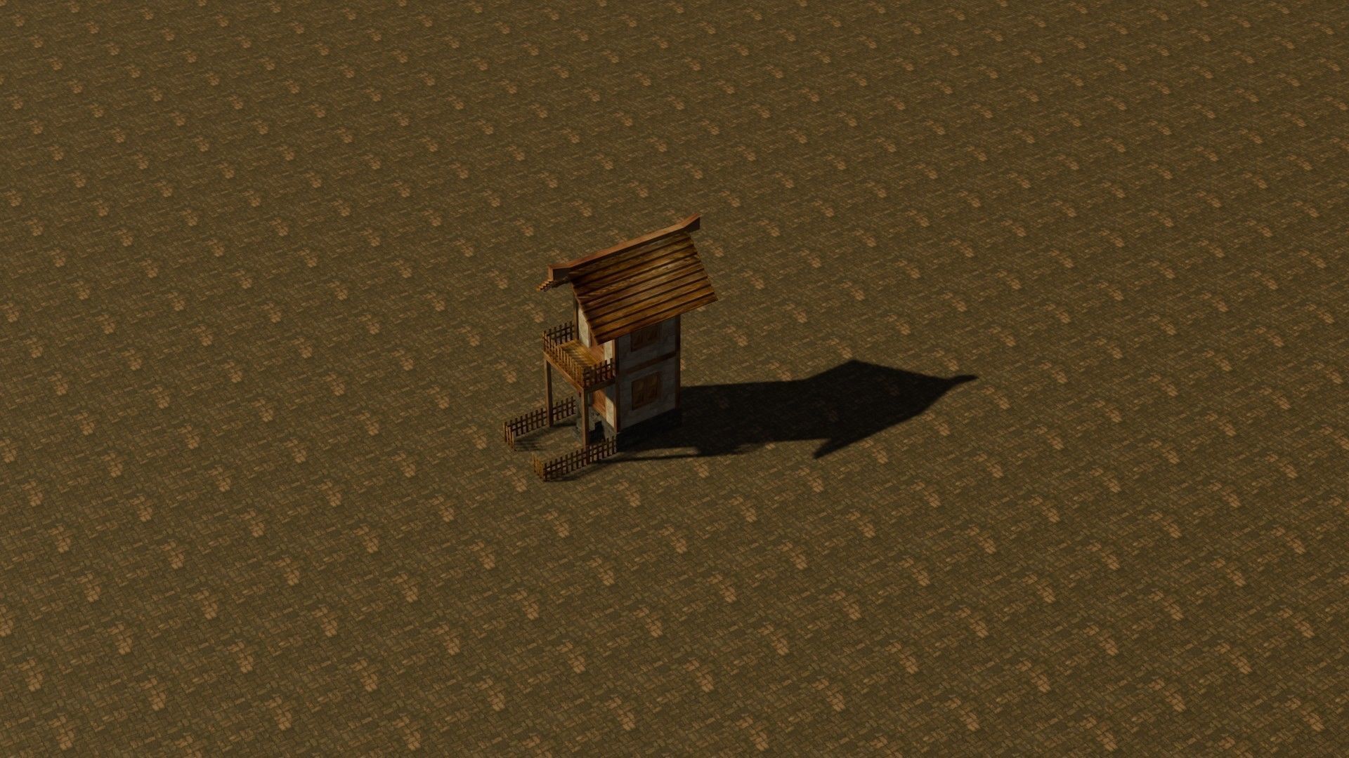 medieval house 2 Free low-poly 3D model_19