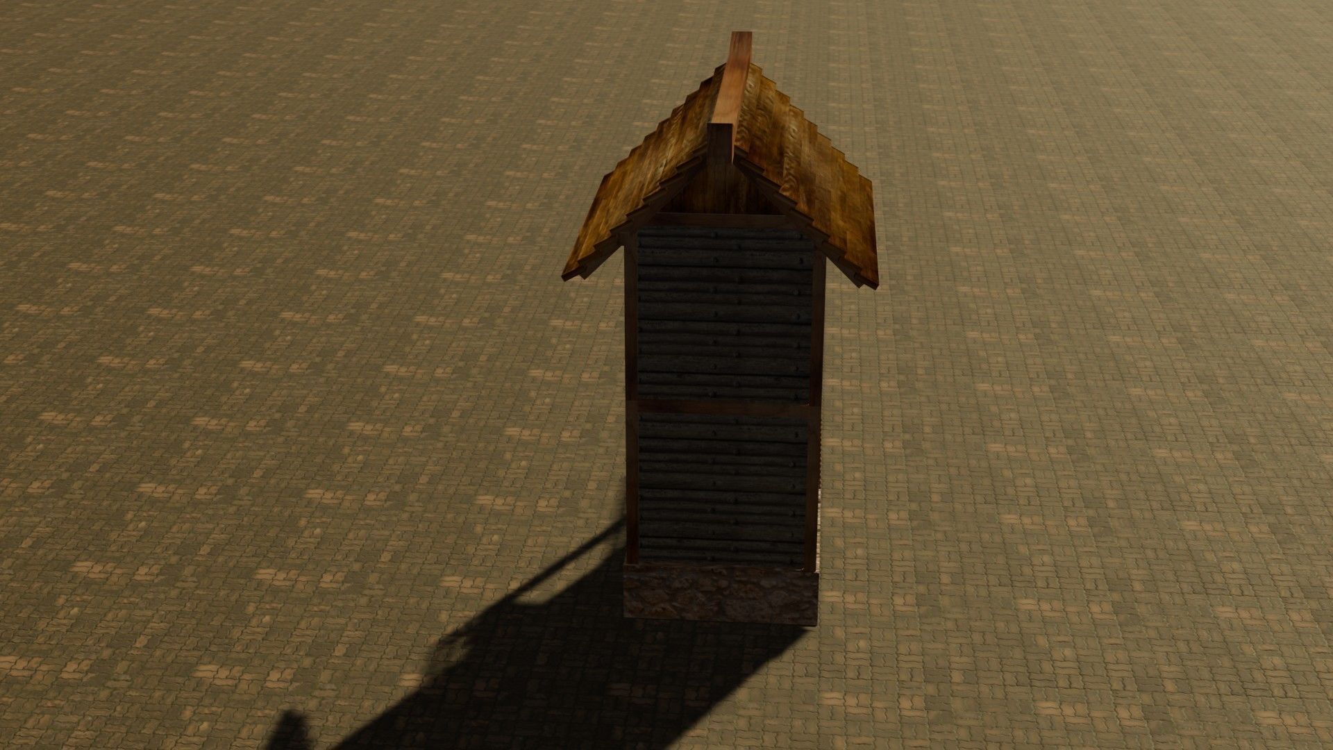 medieval house 7 Free low-poly 3D model_15