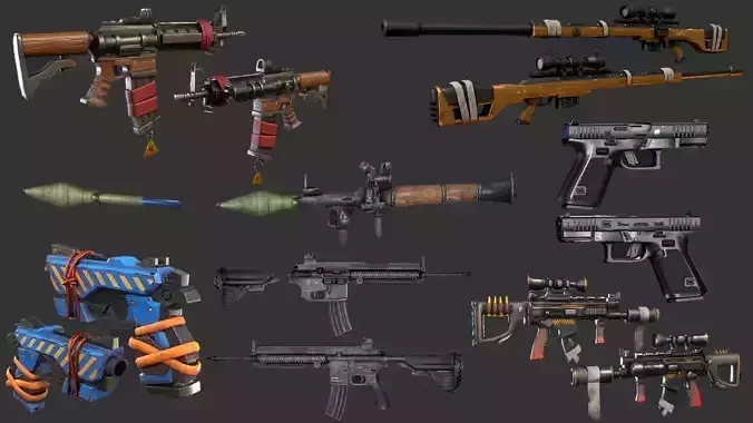  Weapons PBR Collection