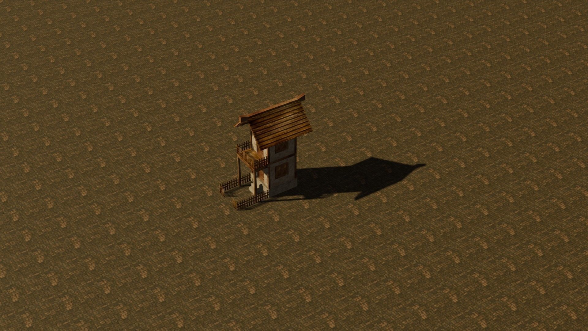 medieval house 11 Free low-poly 3D model_19