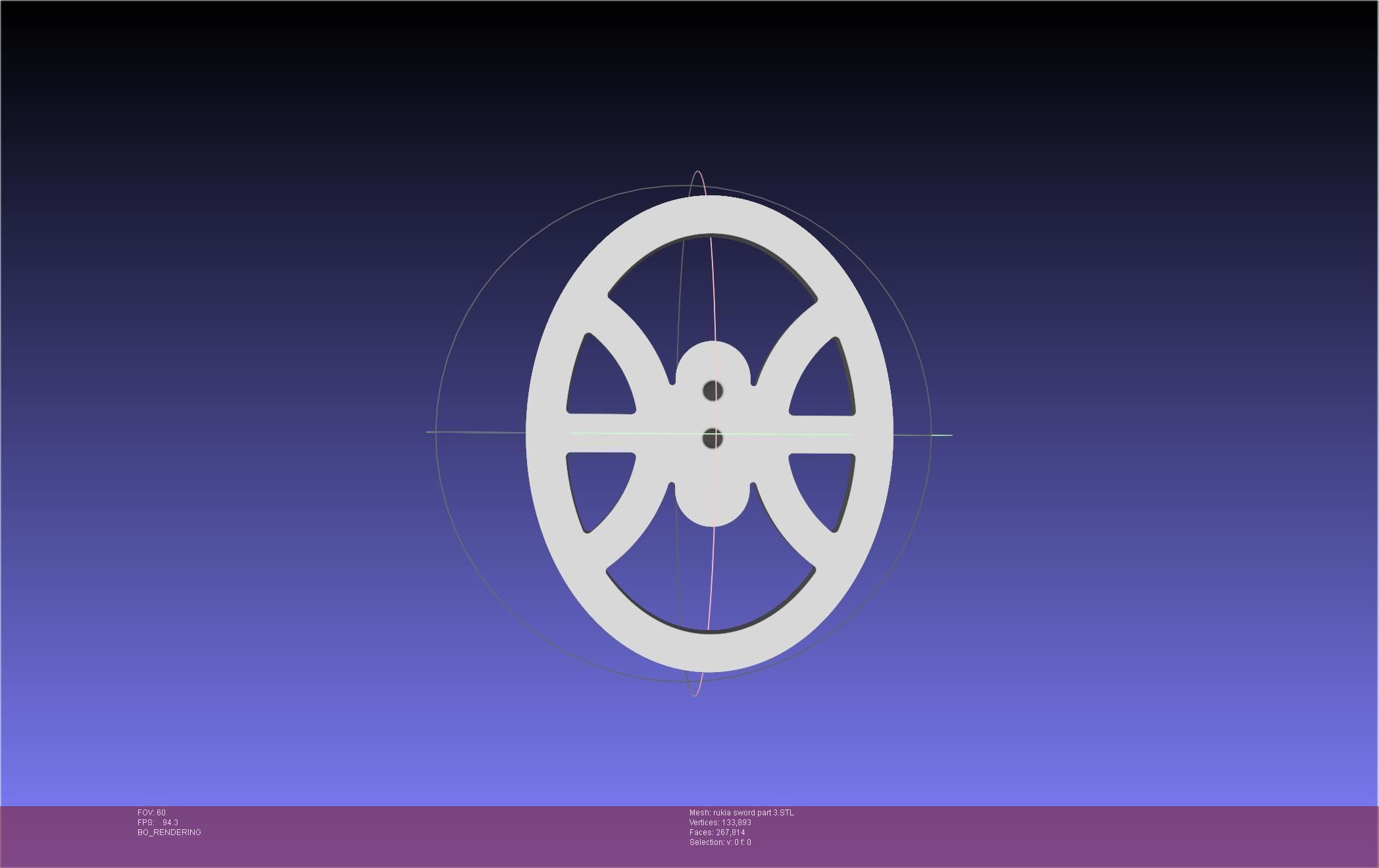 Bleach Kuchiki Rukia Sword Printable Assembly 3D print model_85