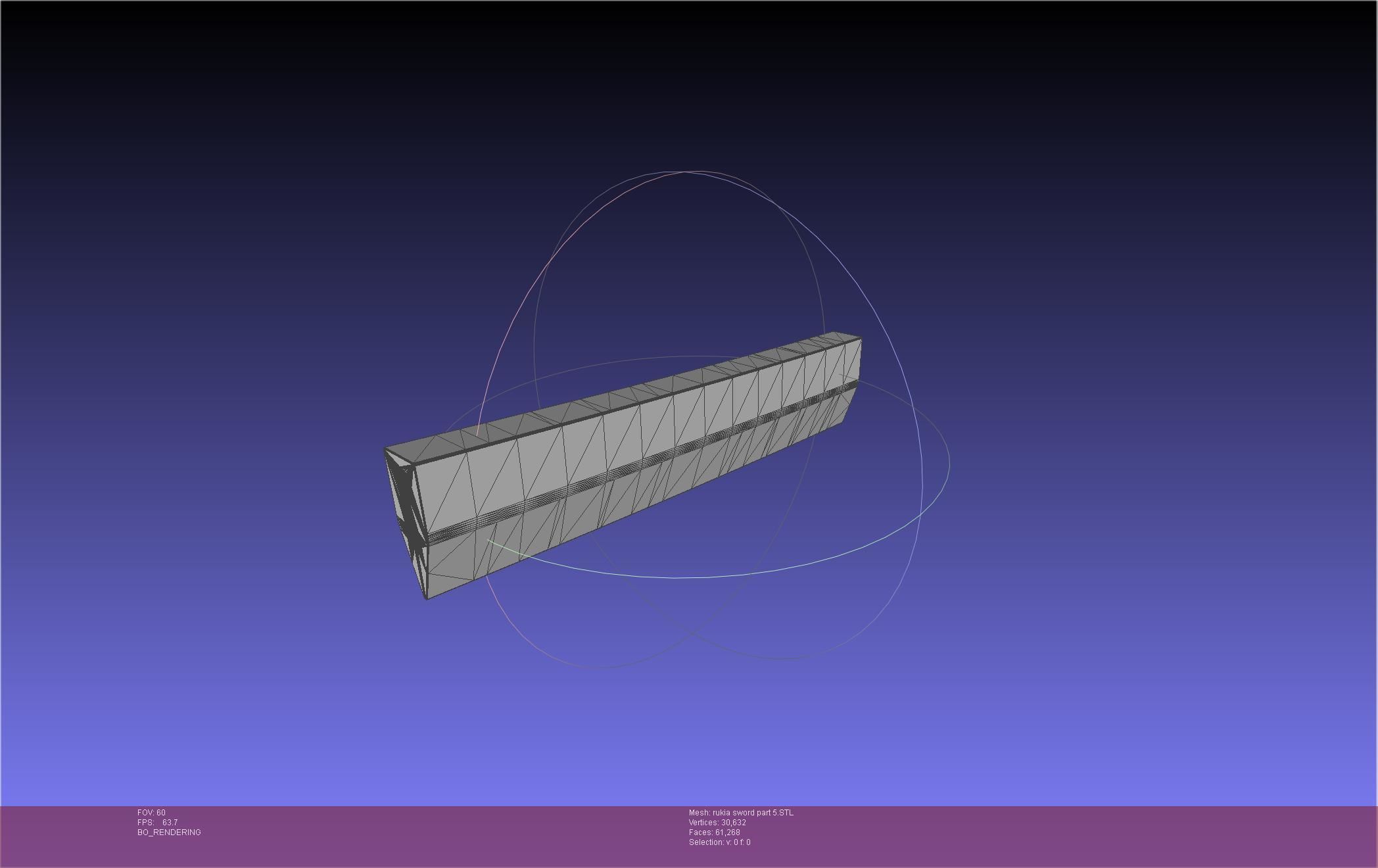 Bleach Kuchiki Rukia Sword Printable Assembly 3D print model_106