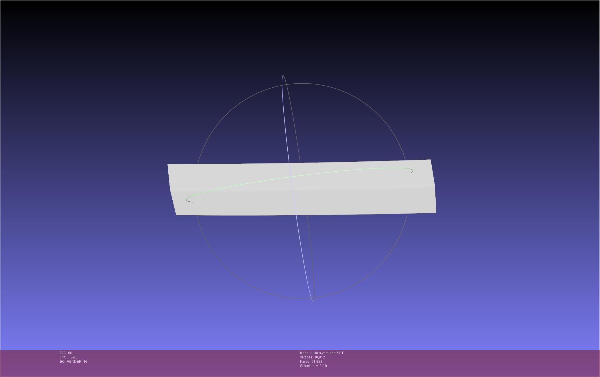 Bleach Kuchiki Rukia Sword Printable Assembly 3D print model_108