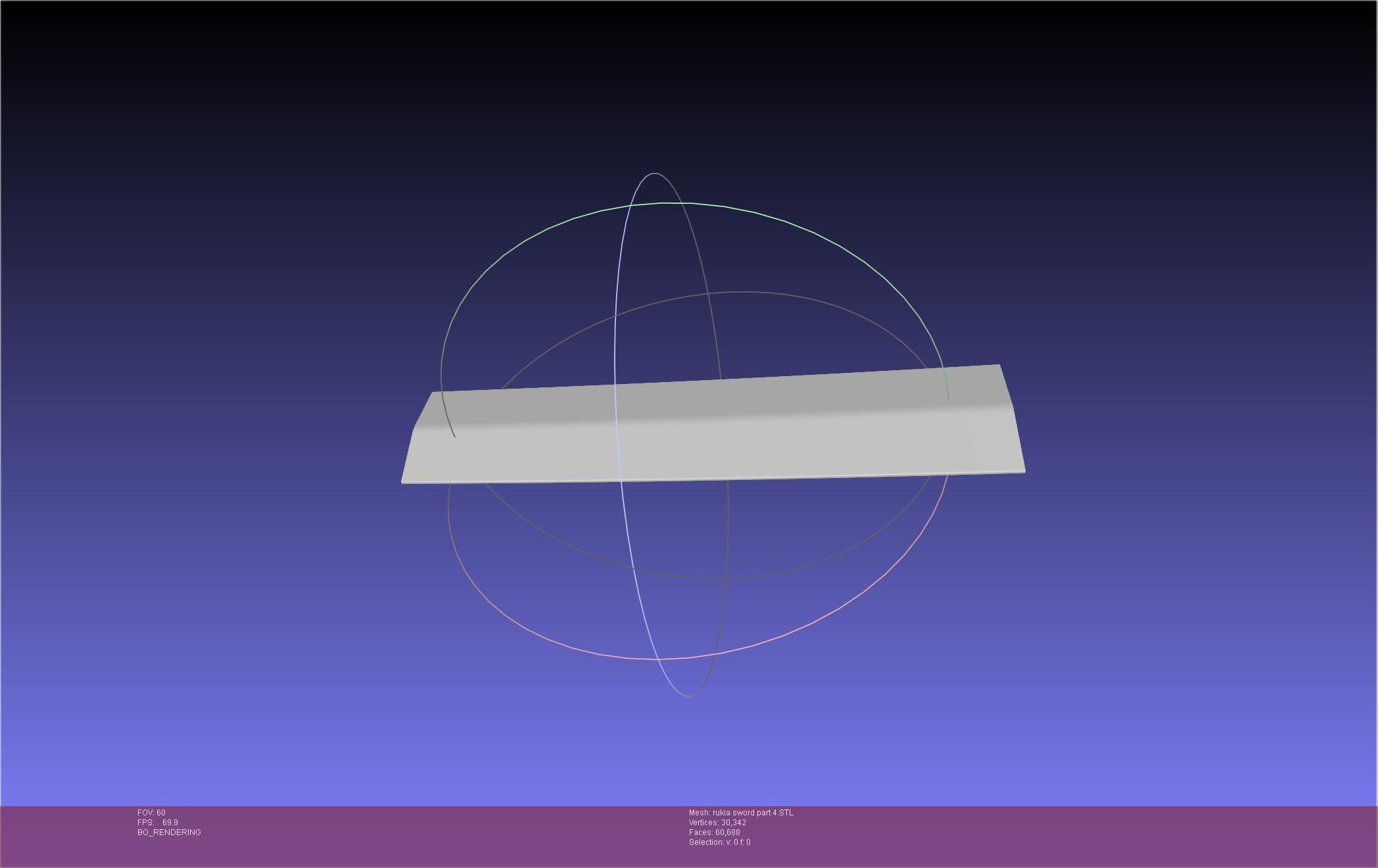 Bleach Kuchiki Rukia Sword Printable Assembly 3D print model_95