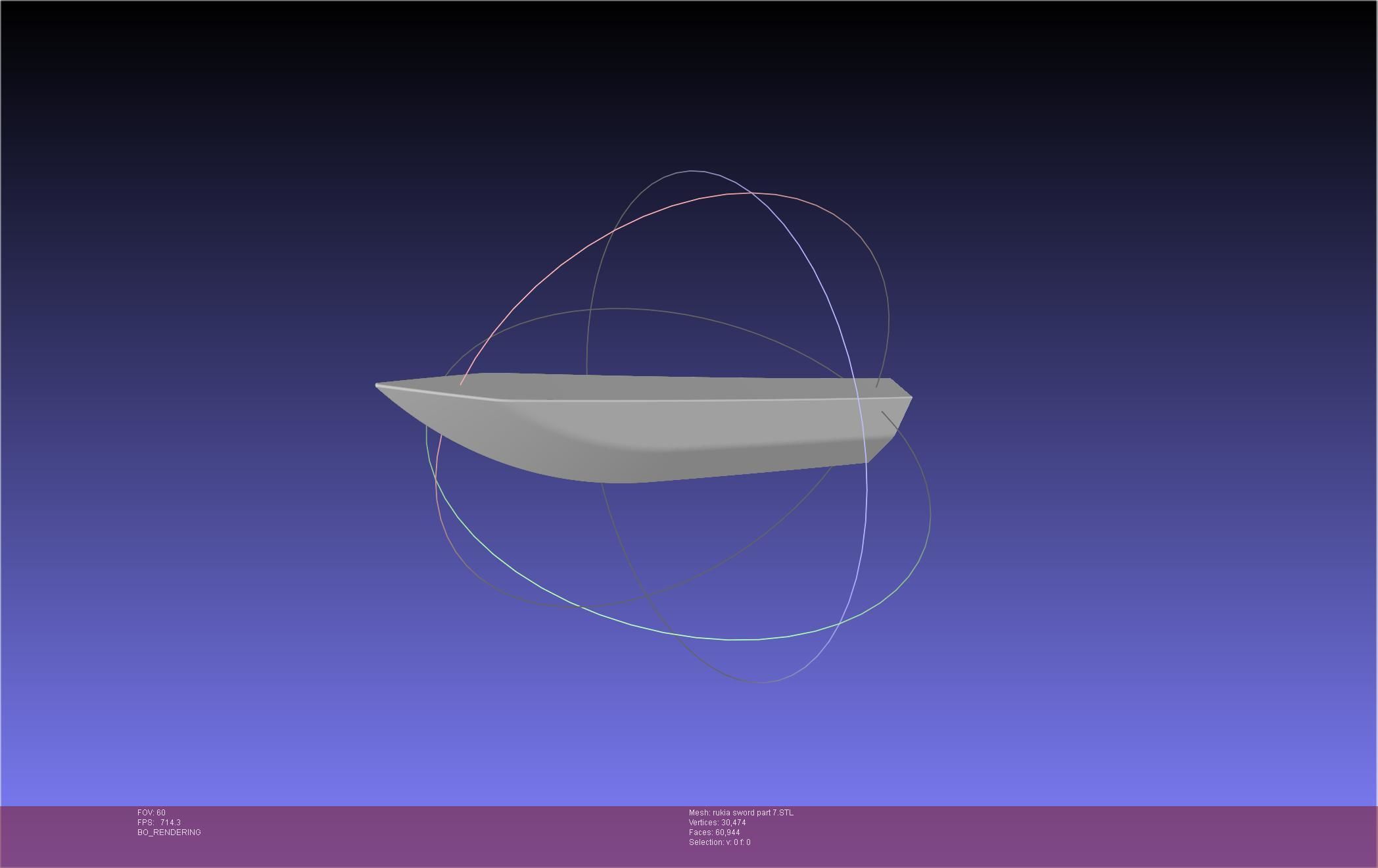 Bleach Kuchiki Rukia Sword Printable Assembly 3D print model_116