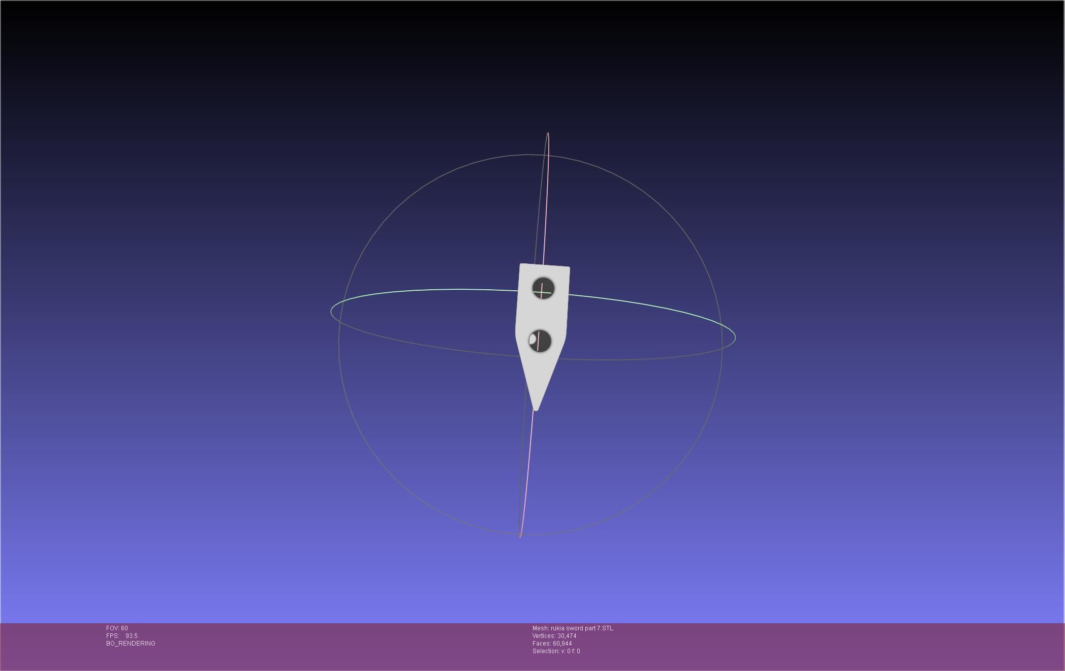 Bleach Kuchiki Rukia Sword Printable Assembly 3D print model_111