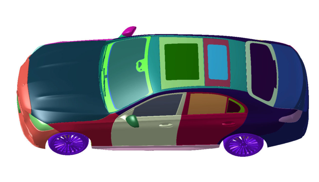 Mercedes C-Class AMG Line 2021 Vehicle 3d scan model 3D model_2