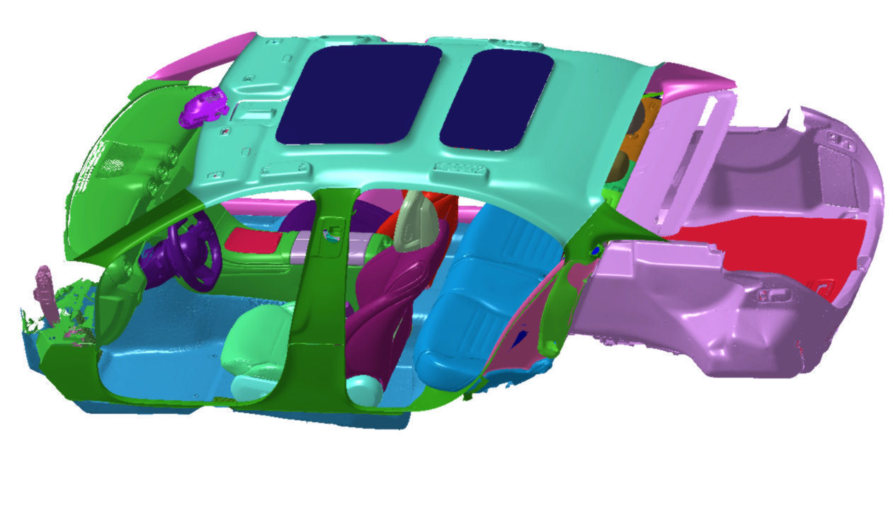 Mercedes C-Class AMG Line 2021 Vehicle 3d scan model 3D model_10