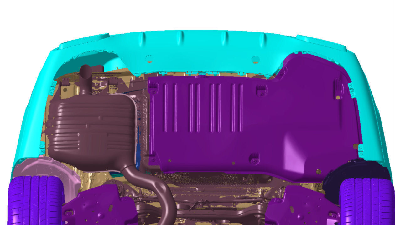 Mercedes C-Class AMG Line 2021 Vehicle 3d scan model 3D model_7