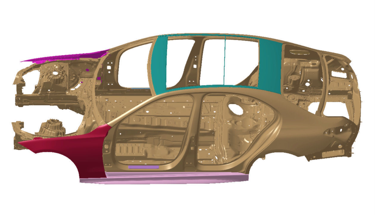 Mercedes C-Class AMG Line 2021 Vehicle 3d scan model 3D model_4