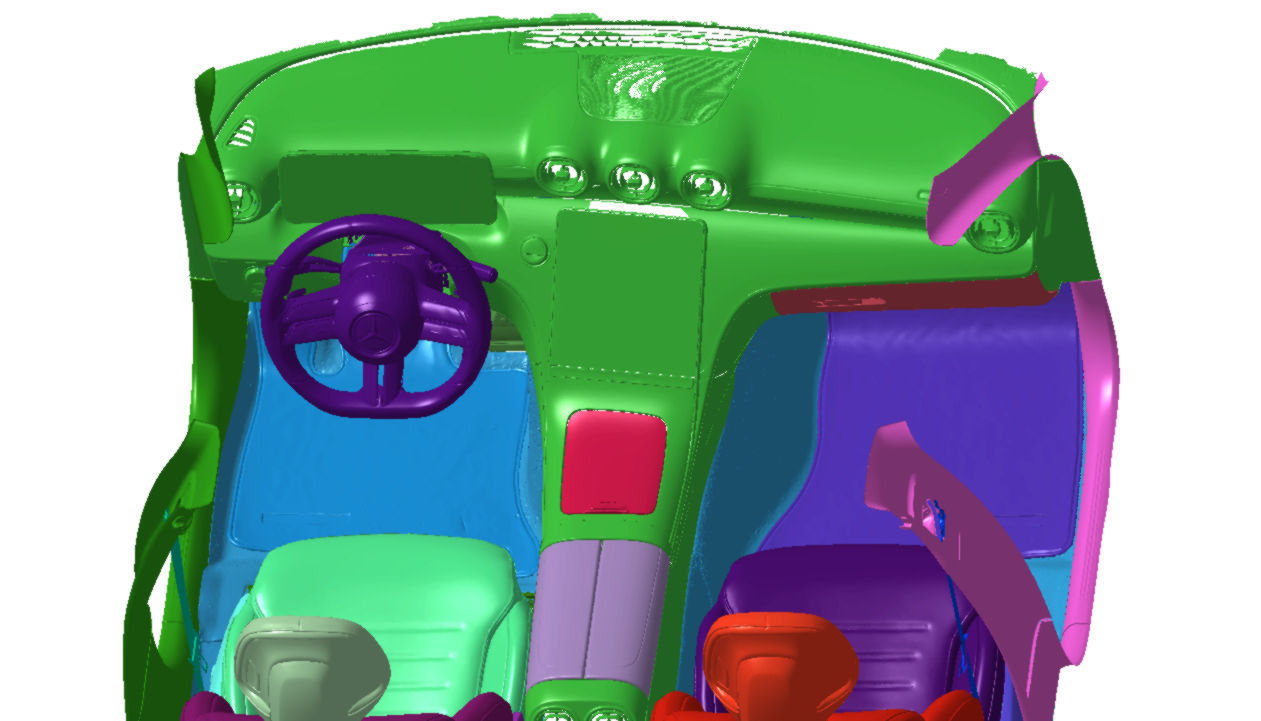 Mercedes C-Class AMG Line 2021 Vehicle 3d scan model 3D model_14