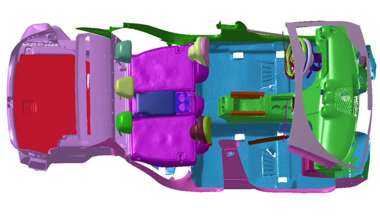 Mercedes C-Class AMG Line 2021 Vehicle 3d scan model 3D model_13