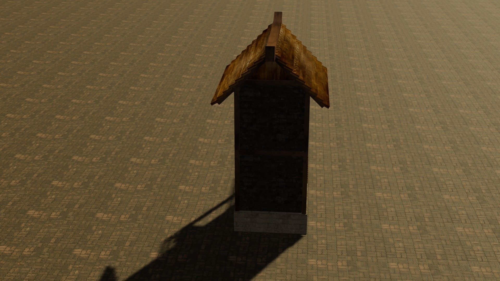 medieval house 15 Free low-poly 3D model_15