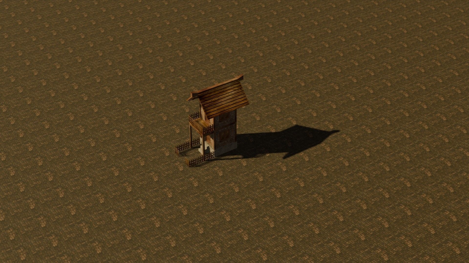 medieval house 12 Free low-poly 3D model_19