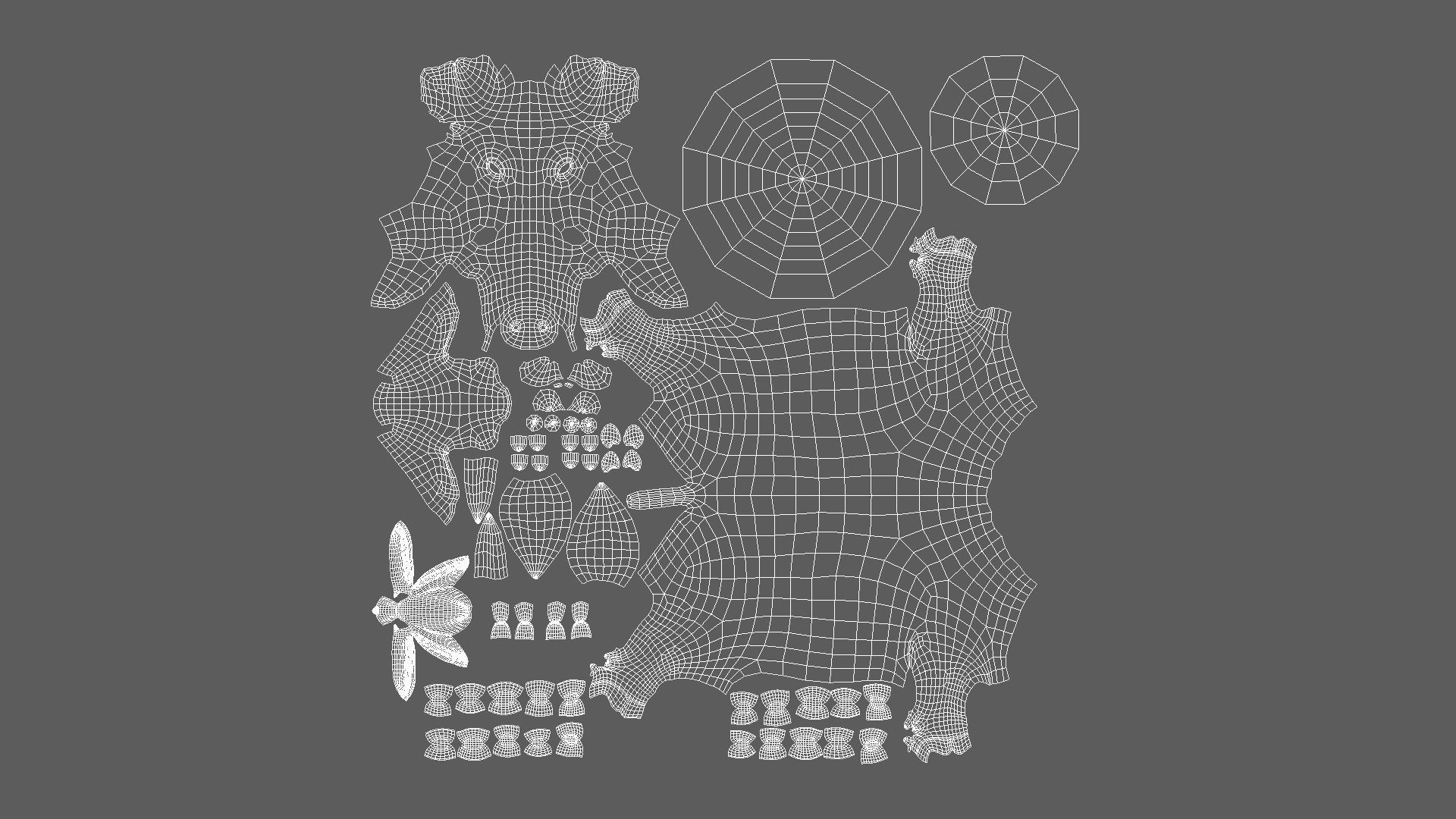 Warthog Model Low-poly 3D model_6