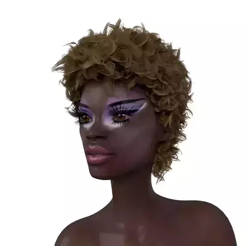 3D Female Character Scarlet