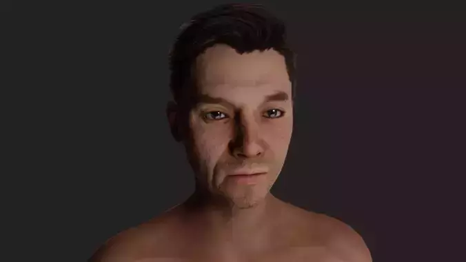 The Melancholic Elegance 35-Year-Old Man in Green Shorts