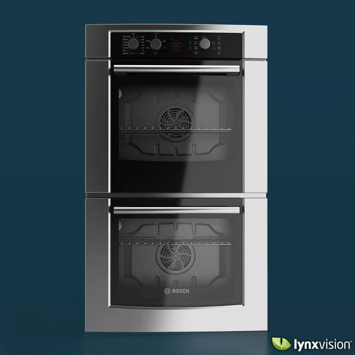 Bosch 300 Series Double Oven 3D model_0