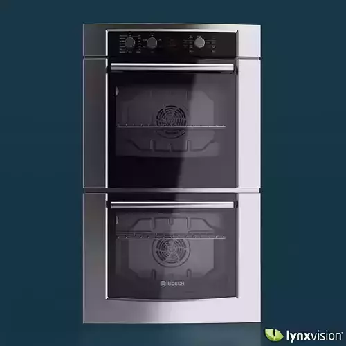 Bosch 300 Series Double Oven 3D model