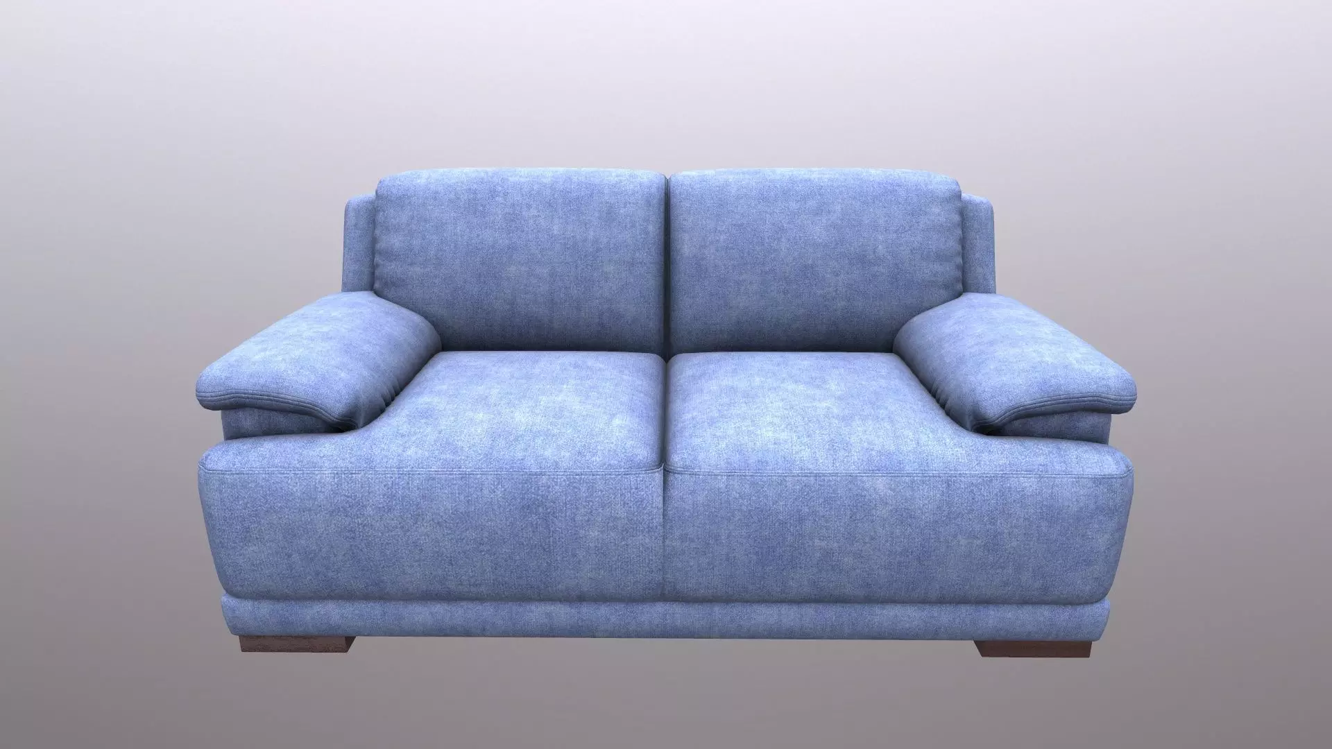 Leather Sofa 2 seater 3D model