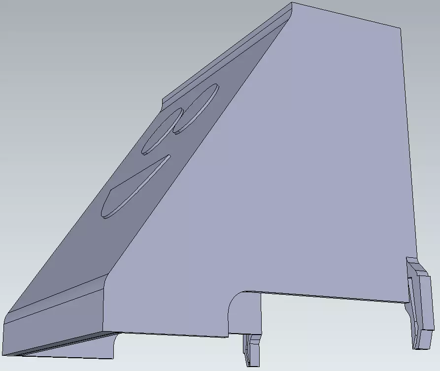 Vent Chute for Material cutting machines Free 3D print model_0