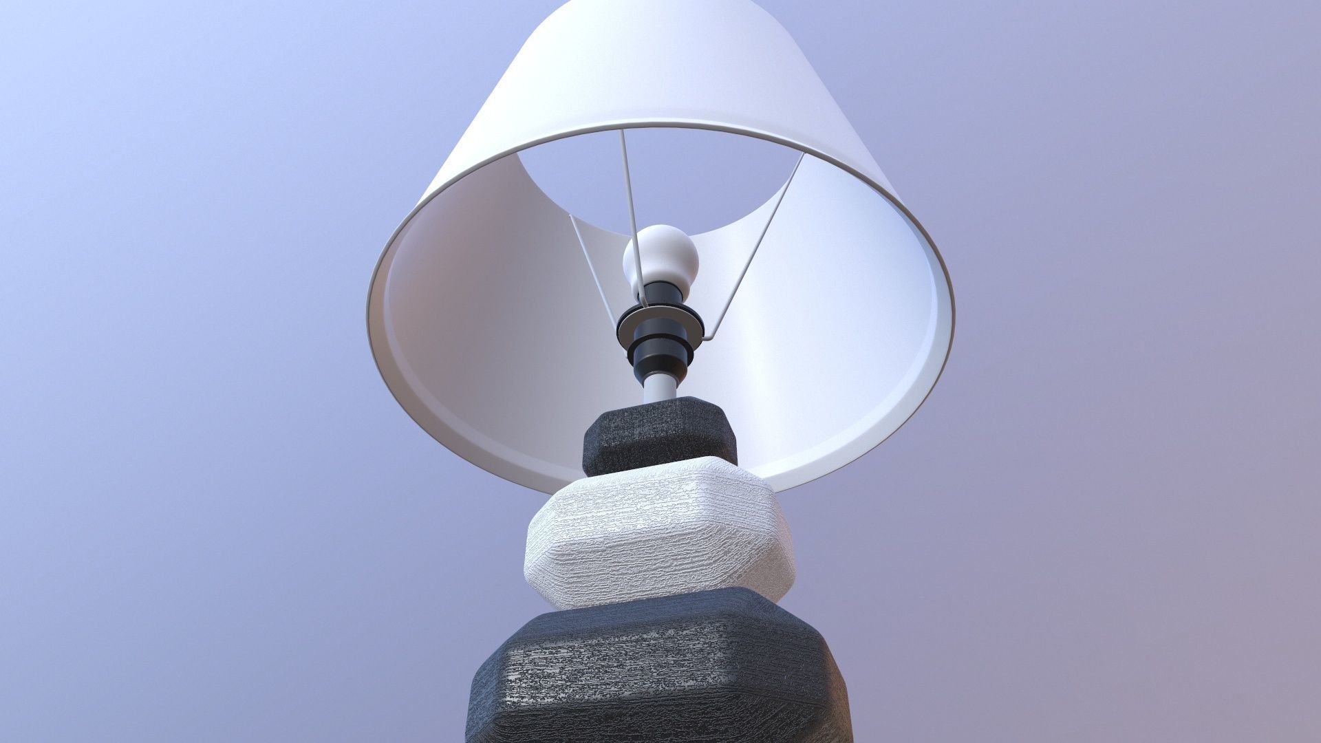 Luxury Lamp 3D model_4
