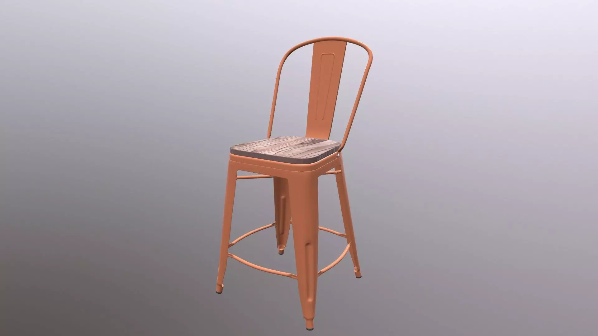 Metal Chair 3D model
