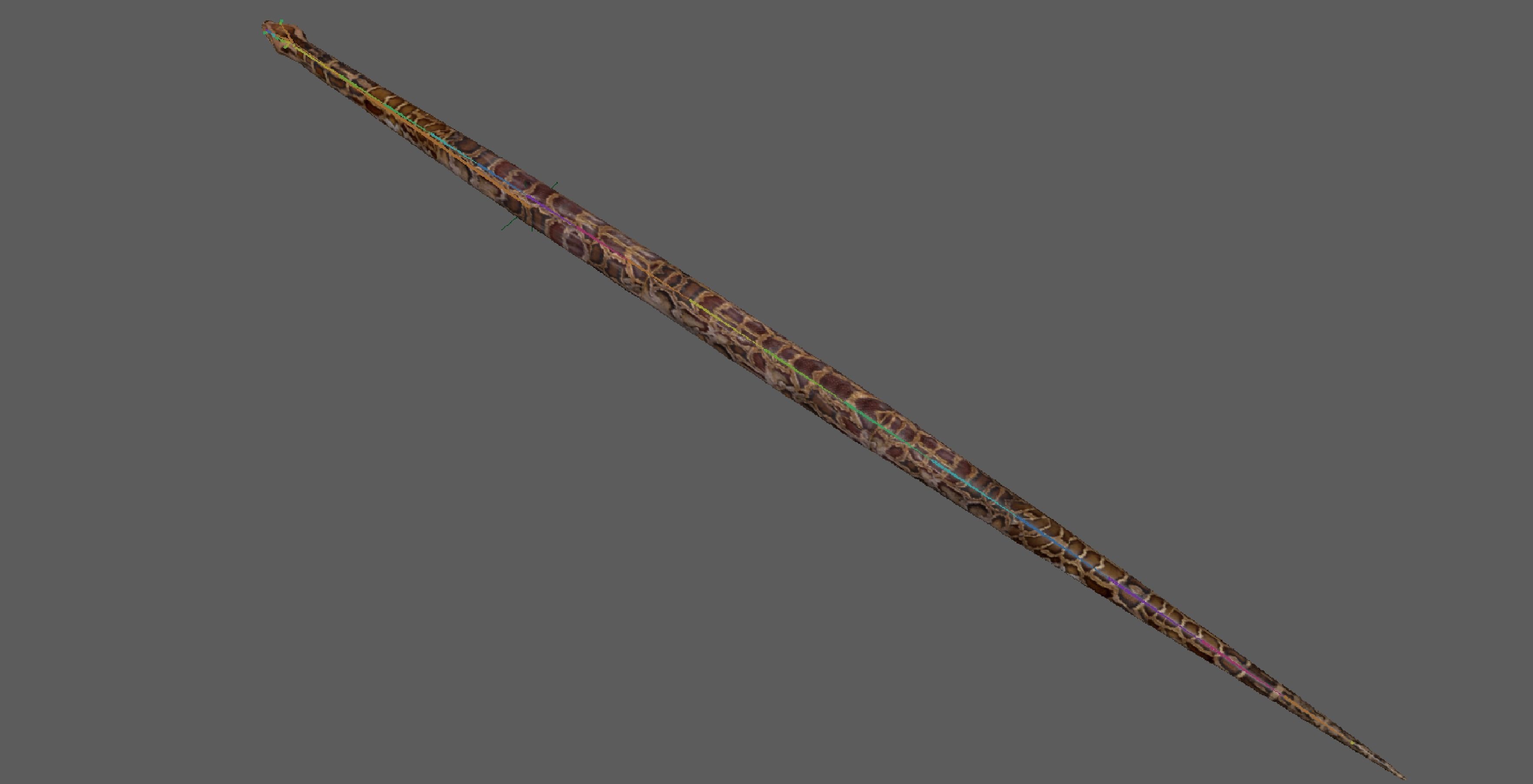 Burmese Python Snake 3D model_19