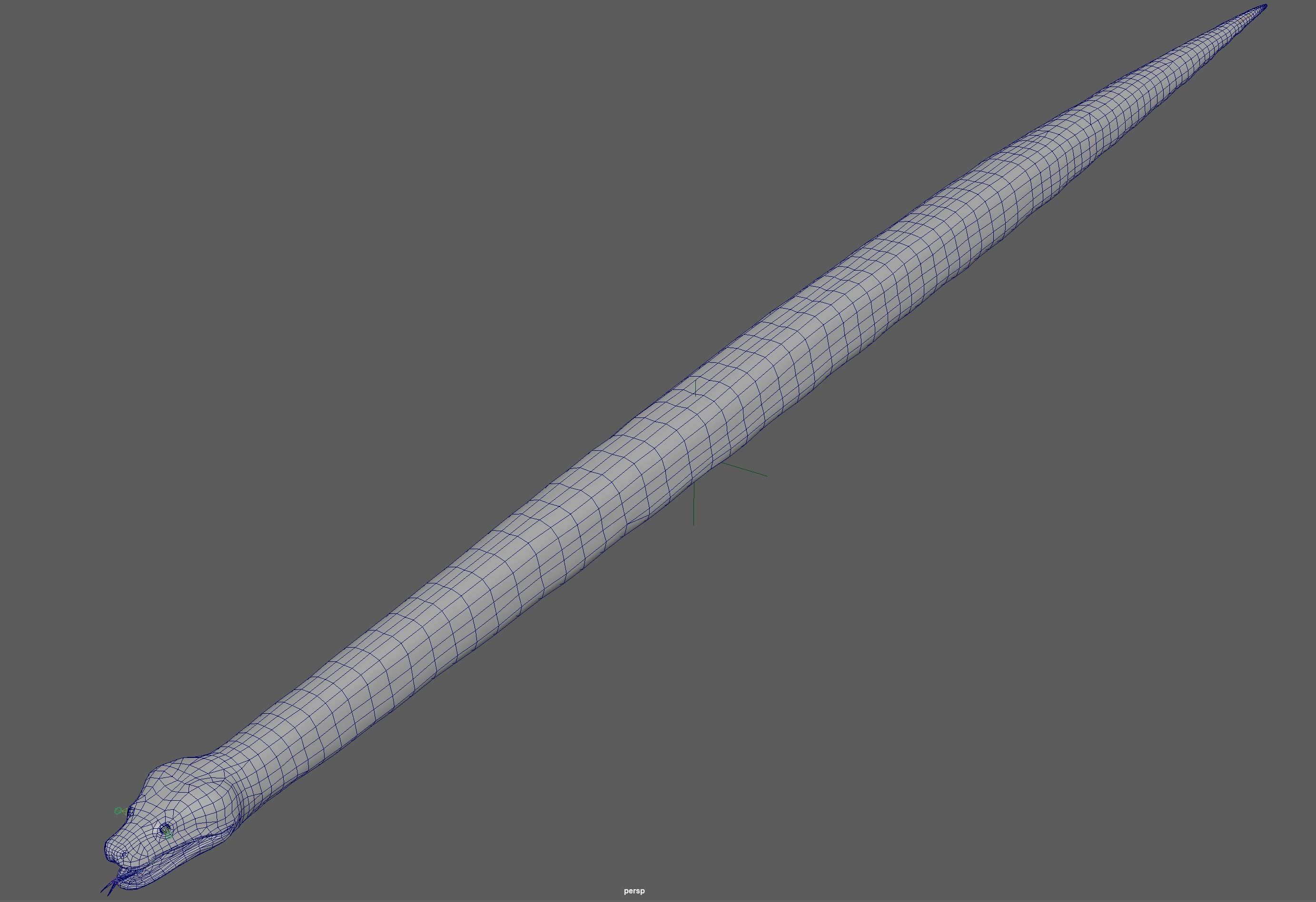 Burmese Python Snake 3D model_26