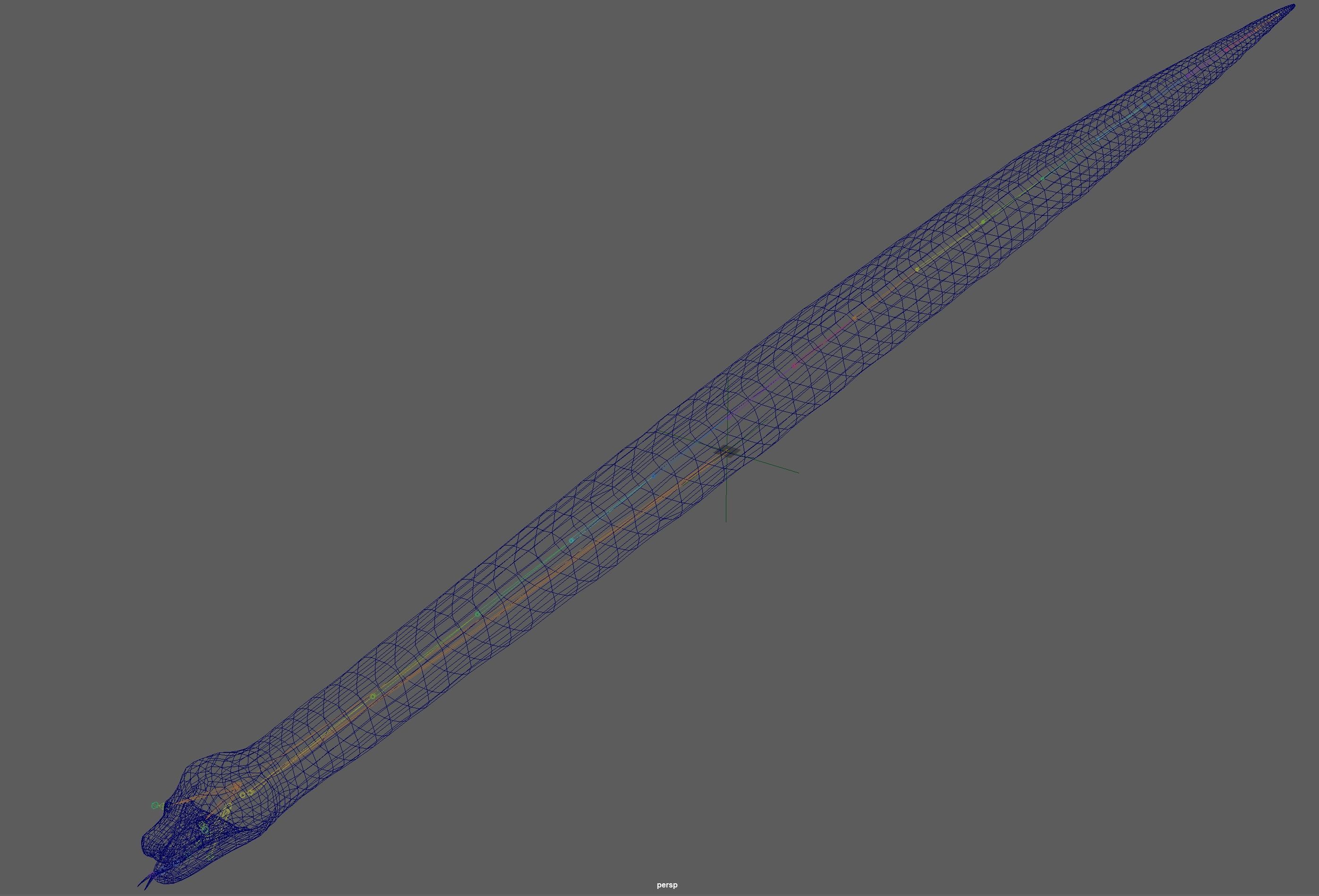 Burmese Python Snake 3D model_23