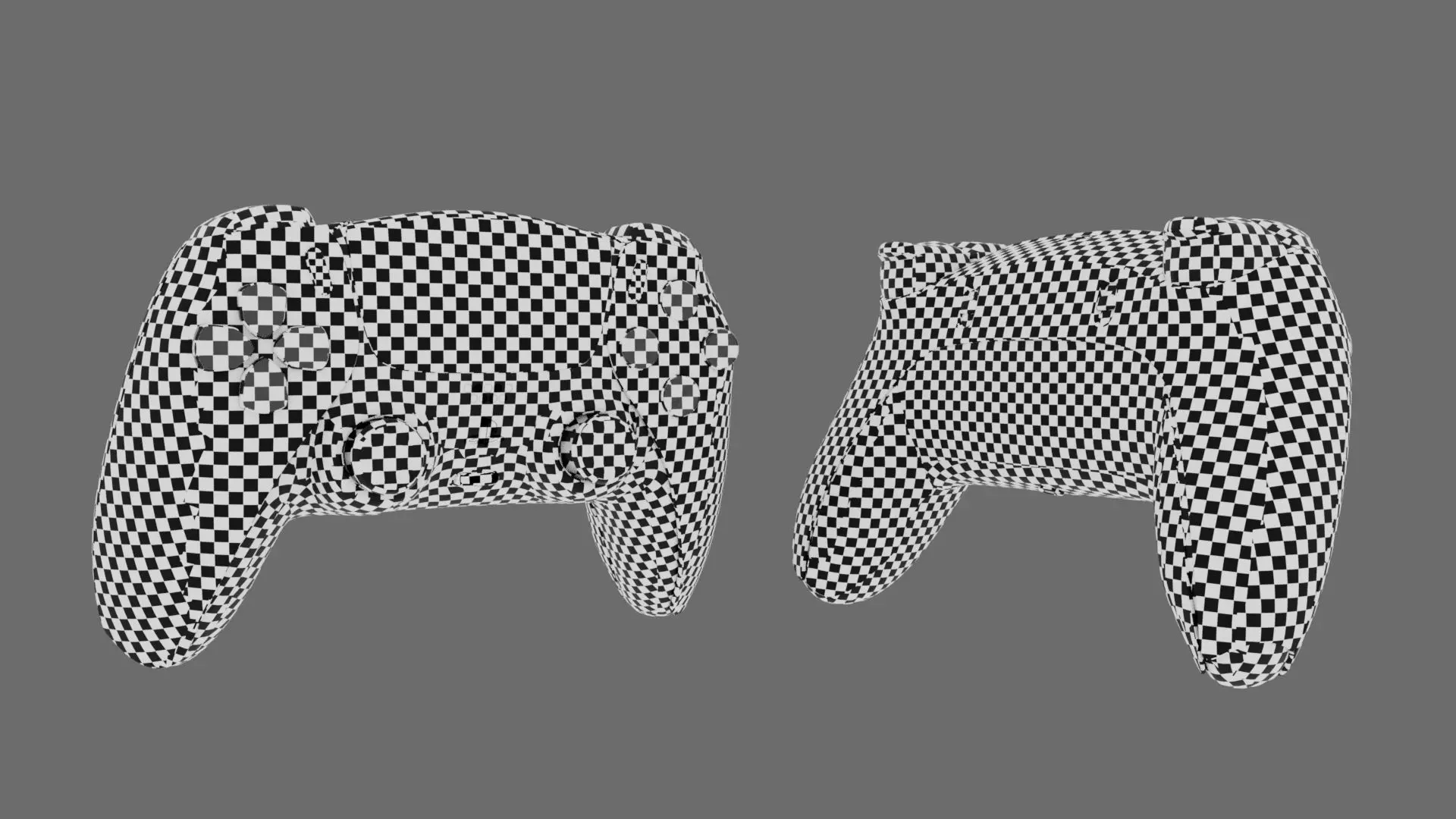 PS5 Controller - 3D Model Free low-poly 3D model_0