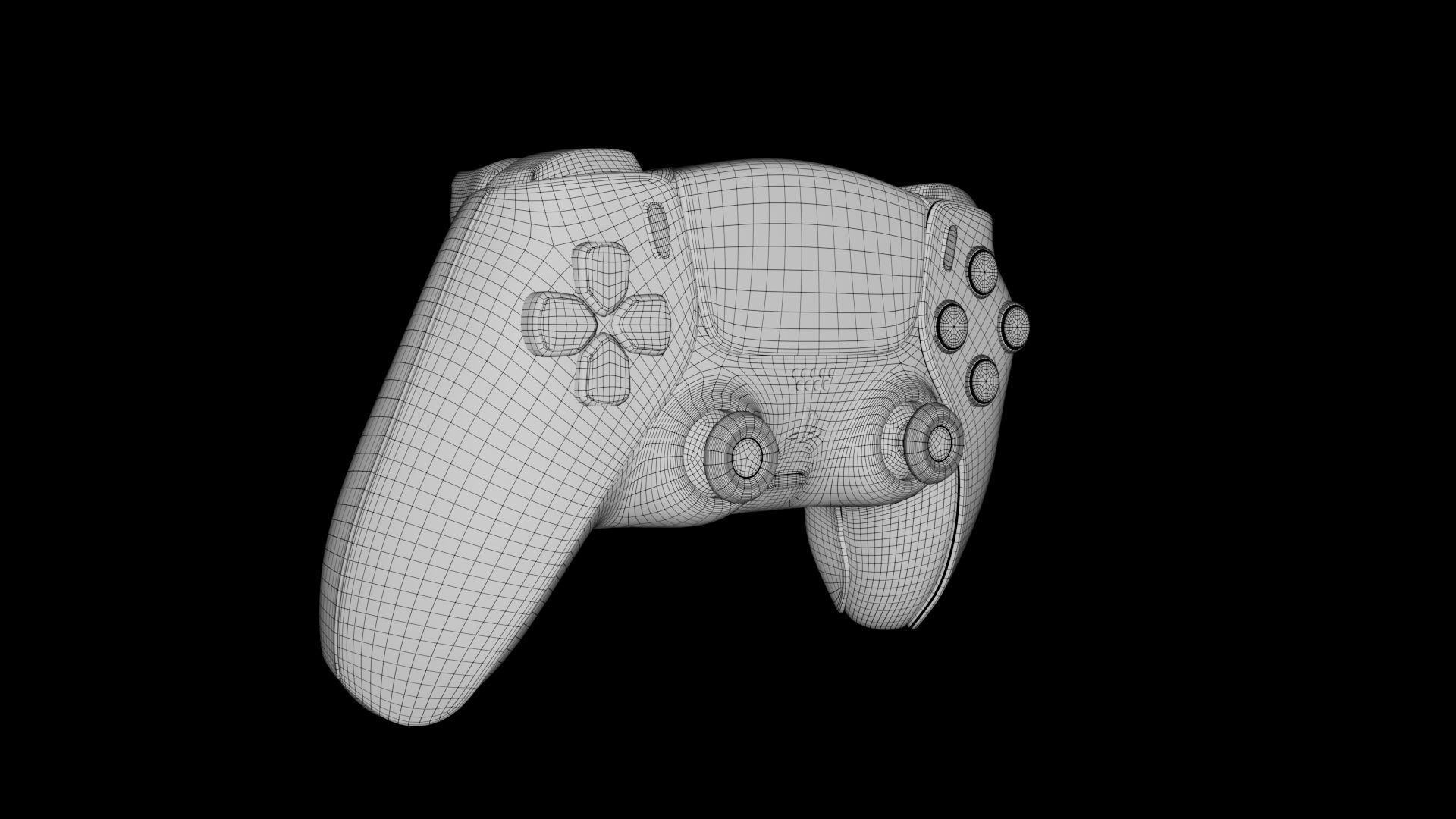 PS5 Controller - 3D Model Free low-poly 3D model_4