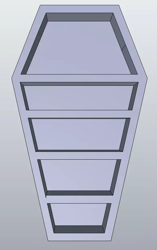 Coffin Shelf 2 Sizes Free 3D print model