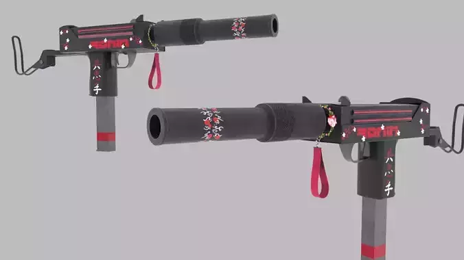 Mac 10 SMG - 3D Model