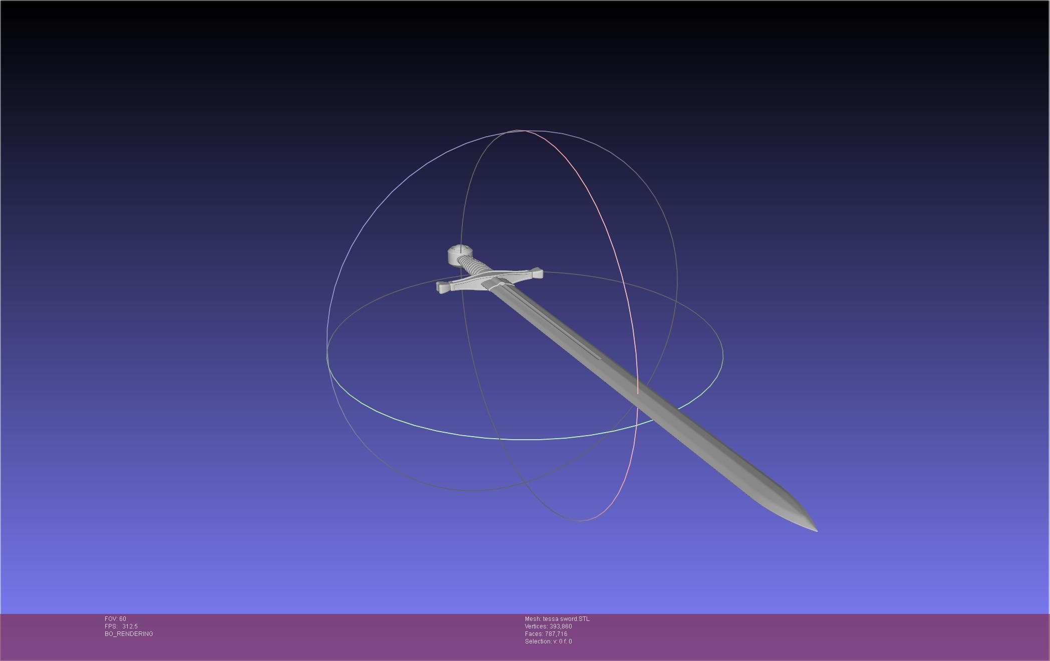 Murder Drones Tessa Sword Printable Assembly 3D print model_13