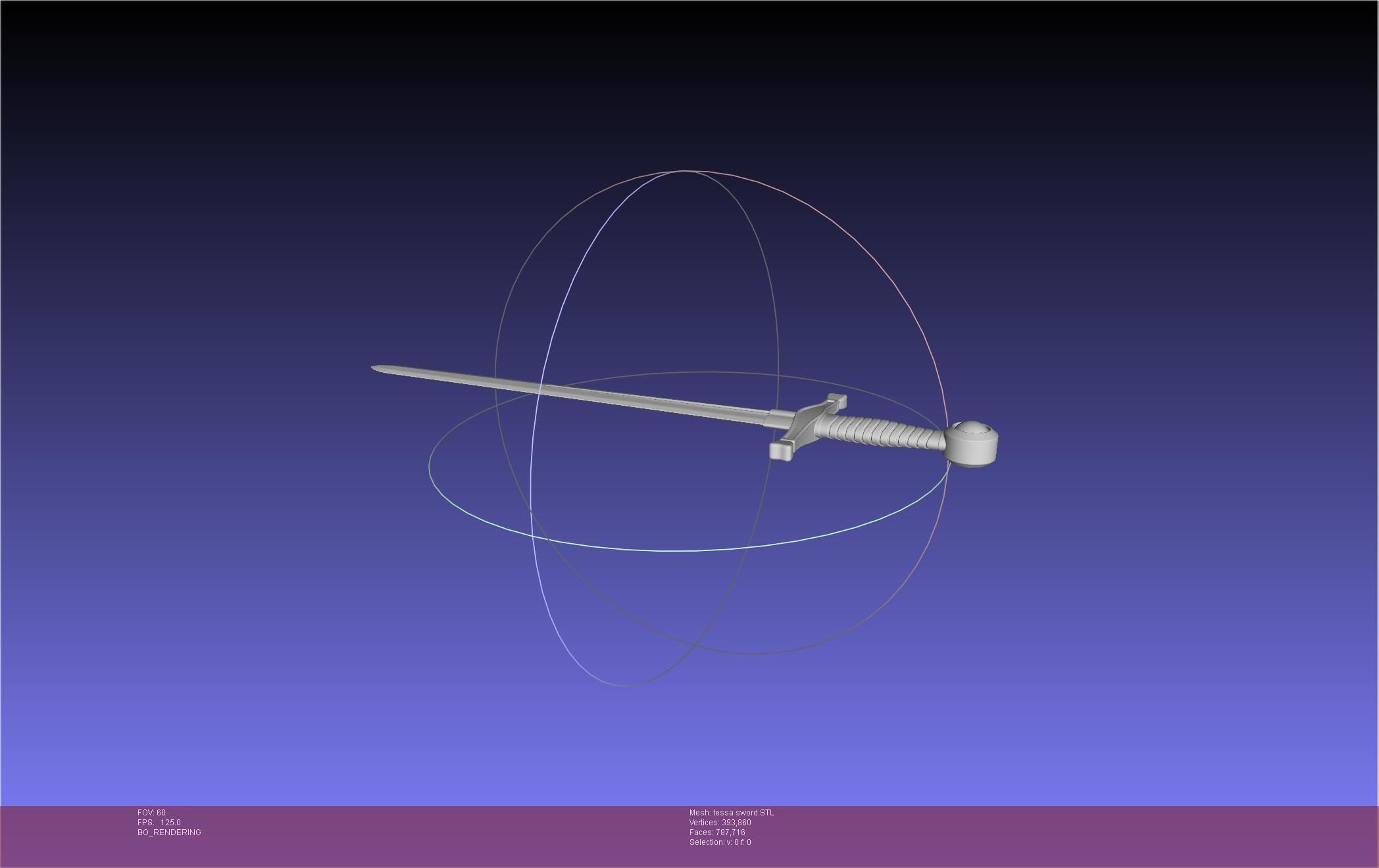 Murder Drones Tessa Sword Printable Assembly 3D print model_9