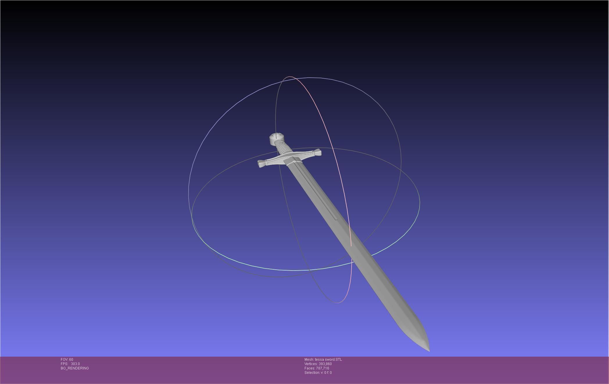 Murder Drones Tessa Sword Printable Assembly 3D print model_20