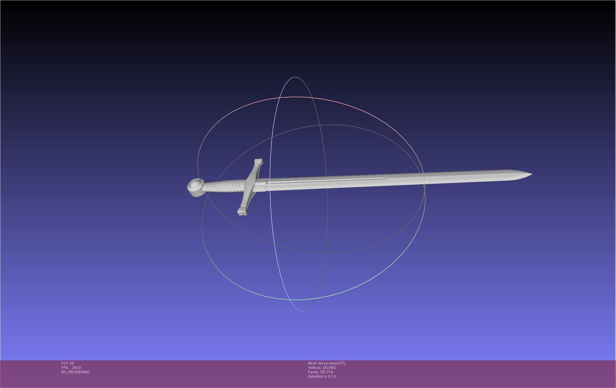 Murder Drones Tessa Sword Printable Assembly 3D print model_21