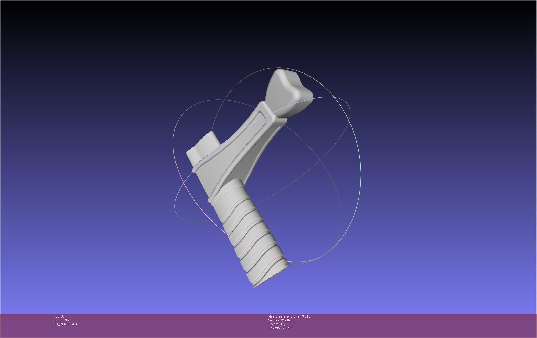 Murder Drones Tessa Sword Printable Assembly 3D print model_65