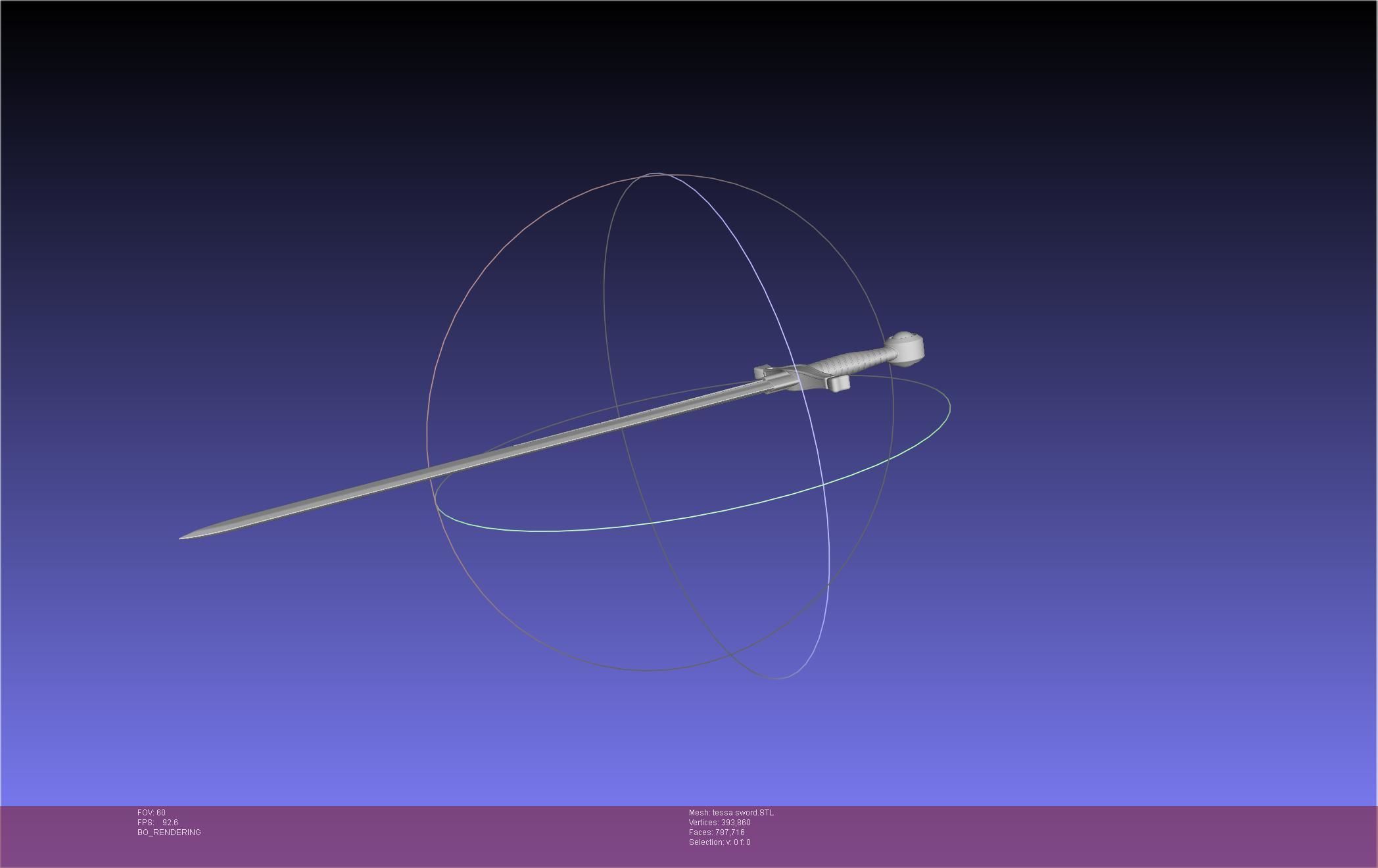 Murder Drones Tessa Sword Printable Assembly 3D print model_10