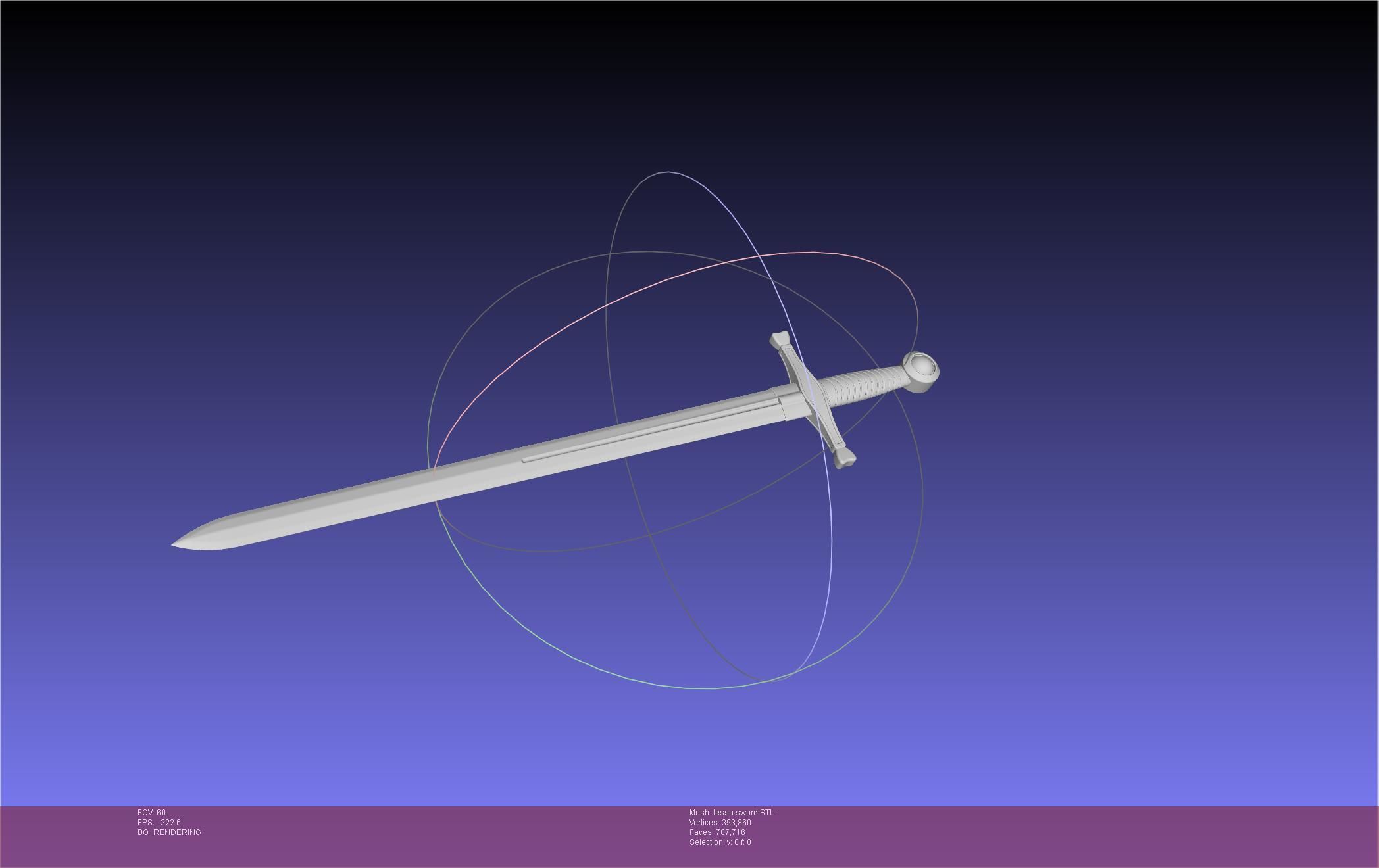 Murder Drones Tessa Sword Printable Assembly 3D print model_19